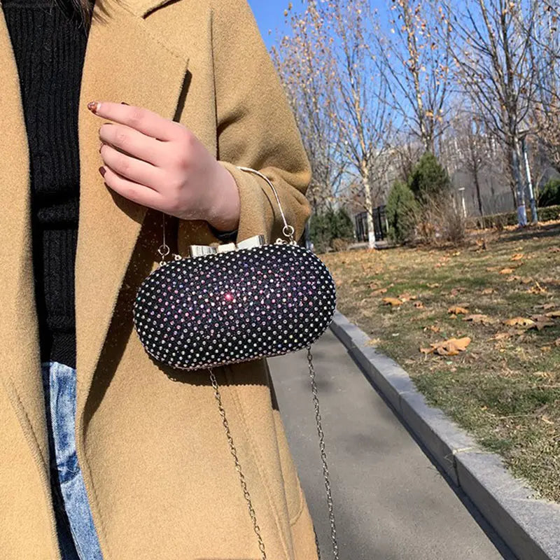 Crystal Evening Bags Wedding Handbags Clutch Purse Female Shoulder Bag