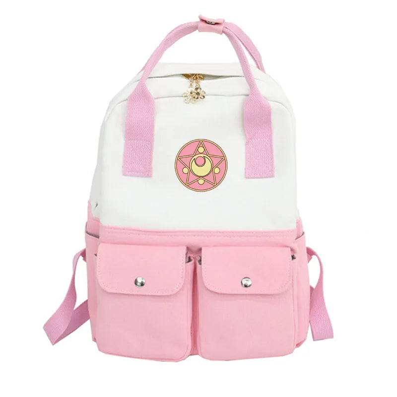 Girls School Backpack Large Capacity Women Teens Mochila