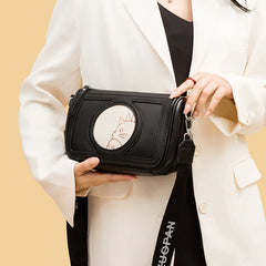Women's Totoro Cartoon Leather Shoulder Bag Retro Handbag