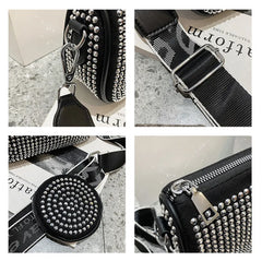 Rhinestone Crossbody Shoulder Bag Crystal Sling Handbag Purse