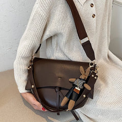 Women's Large-Capacity Shoulder Saddle Bag