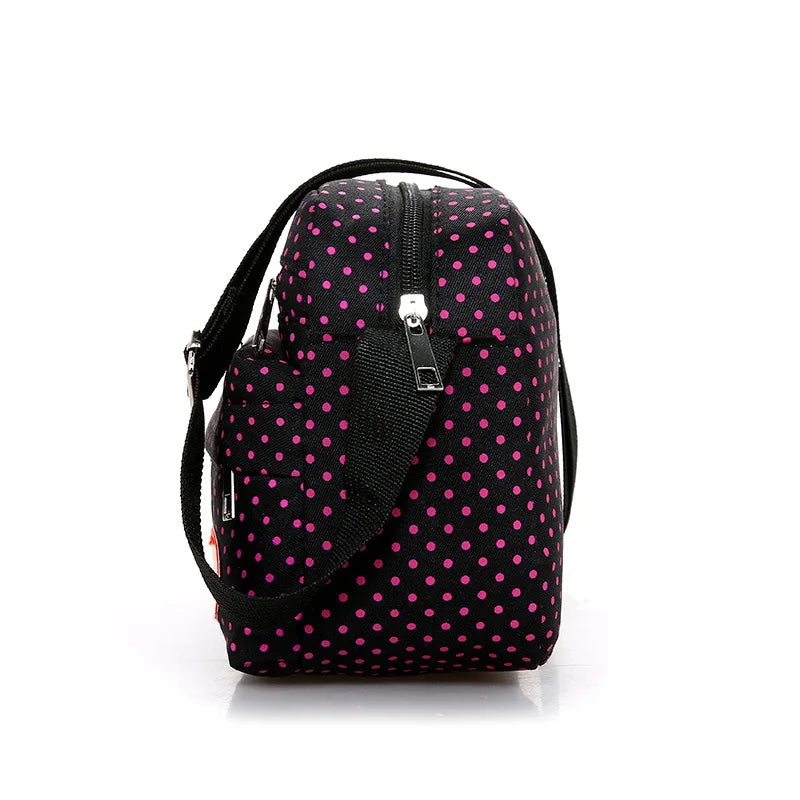 Women's Canvas Shoulder Messenger Bag Crossbody Bag for Middle-aged Women