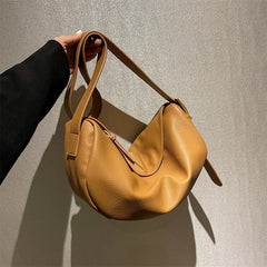 Women's Leather Dumpling Shoulder Bag Crossbody Handbag