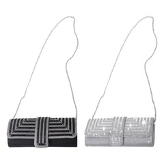 Women's Evening Bag Retro Clutch Crystal Rhinestone Handbag