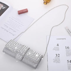 Women's Evening Bag Retro Clutch Crystal Rhinestone Handbag