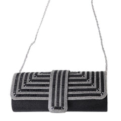 Women's Evening Bag Retro Clutch Crystal Rhinestone Handbag