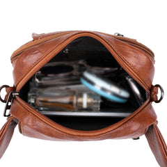 Vintage PU Leather Women's Fanny Pack Crossbody Bag
