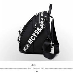 Women's Oxford Cloth College Wind Backpack Travel Shoulder Bag