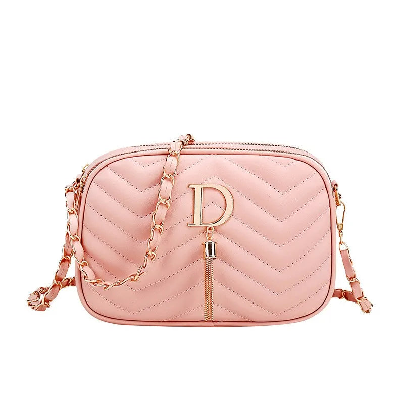 Casual Chain Bag Double Layer Single Shoulder Messenger Bags