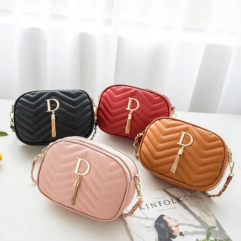Casual Chain Bag Double Layer Single Shoulder Messenger Bags