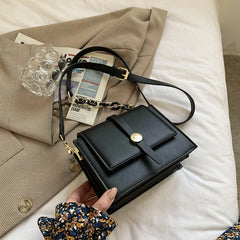 Women's PU Leather Shoulder Bag - Adjustable Strap