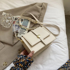 Women's PU Leather Shoulder Bag - Adjustable Strap