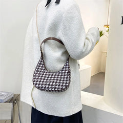 Retro PU Leather Shoulder Bag Casual Women Hobos Crossbody Bag