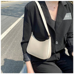 Retro PU Leather Shoulder Underarm Bag Women Handbags