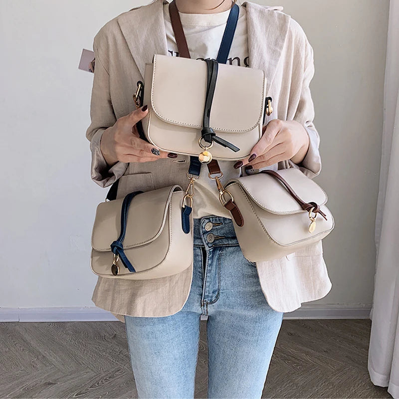 Women's Leather Shoulder Bag Small Crossbody Messenger Handbag