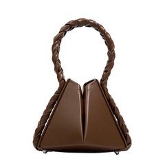 Women's Triangle Folding Shoulder Bag Solid Handbag