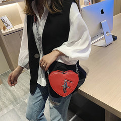 Western Retro Shoulder Bag Love Chain Crossbody