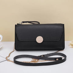 Women's Pu Leather Handbag Crossbody Bags For Ladies Solid Small Shoulder Bags