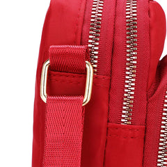 Women's Crossbody Shoulder Bag with Zipper, Multifunctional Storage Pouch