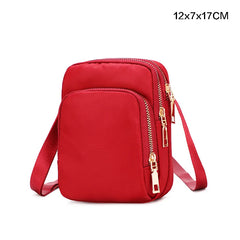 Women's Crossbody Shoulder Bag with Zipper, Multifunctional Storage Pouch