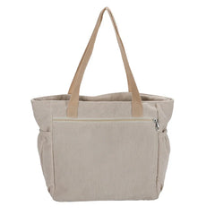 Canvas Large Tote Bag Japanese Corduroy Shoppers Handbags