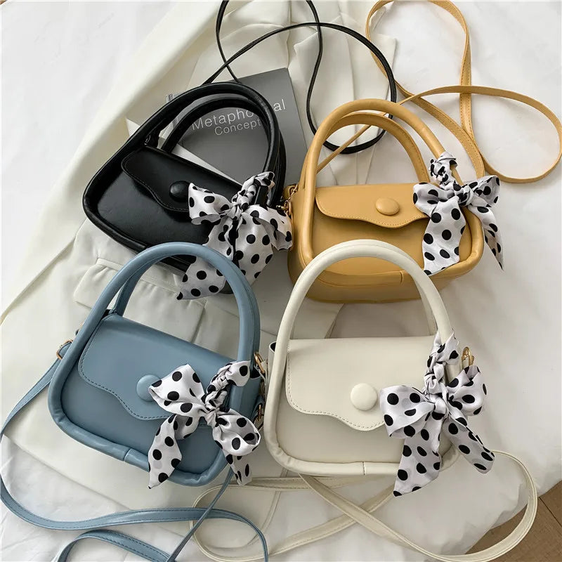 Silk Scarf Bag Small Square Handbag Candy Shoulder Bag