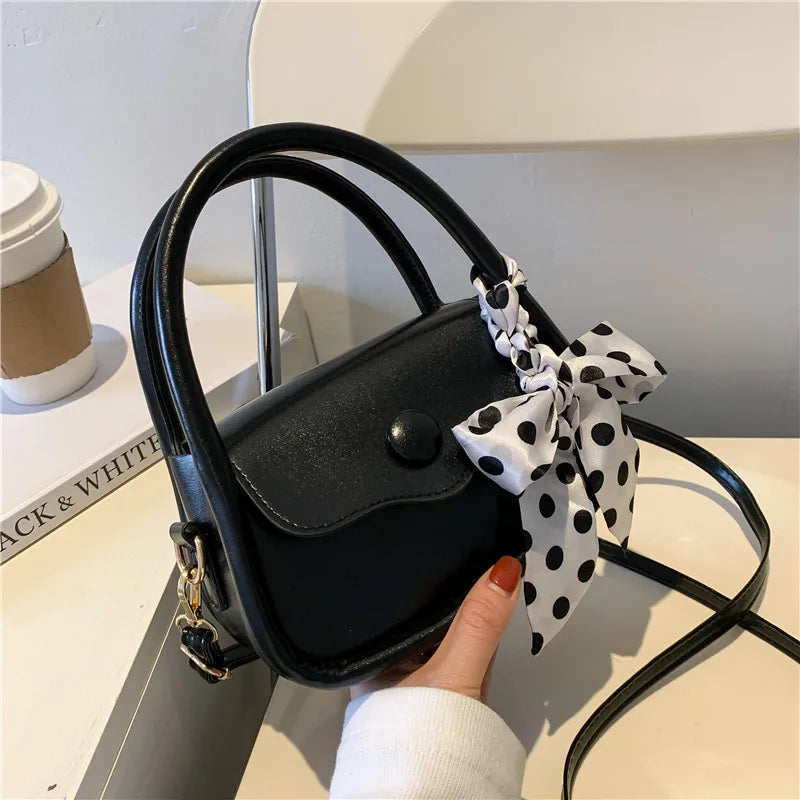 Silk Scarf Bag Small Square Handbag Candy Shoulder Bag