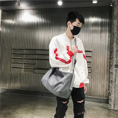 Canvas Unisex Crossbody Bag Casual Sports Fitness Messenger-bag