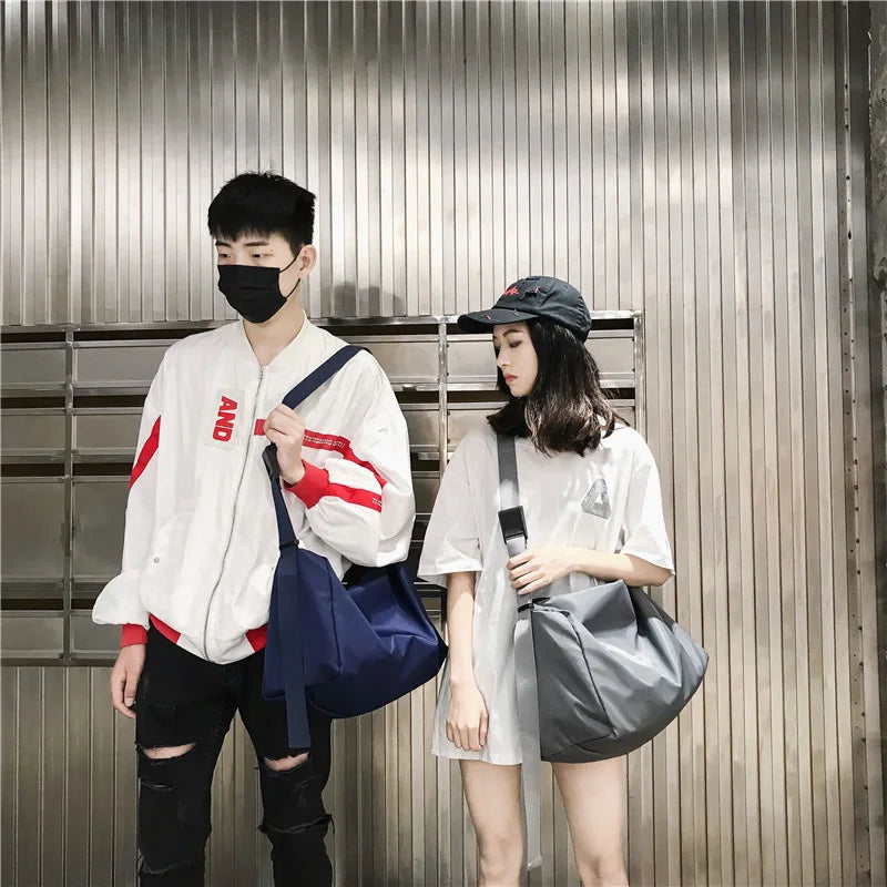 Canvas Unisex Crossbody Bag Casual Sports Fitness Messenger-bag