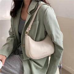 Women's Small Clutch Handbags PU Leather Underarm Shoulder Bag