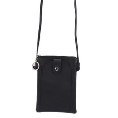 Women's Small Mobile Phone Bag PU Safety Shoulder Student Crossbody Bag