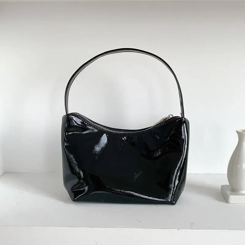 Women's Solid Shoulder Underarm Bag Casual Pillow Bag