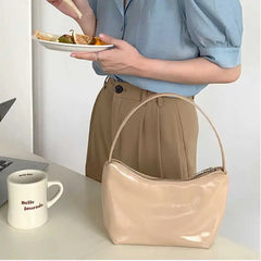 Women's Solid Shoulder Underarm Bag Casual Pillow Bag