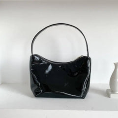 Women's Solid Shoulder Underarm Bag Casual Pillow Bag