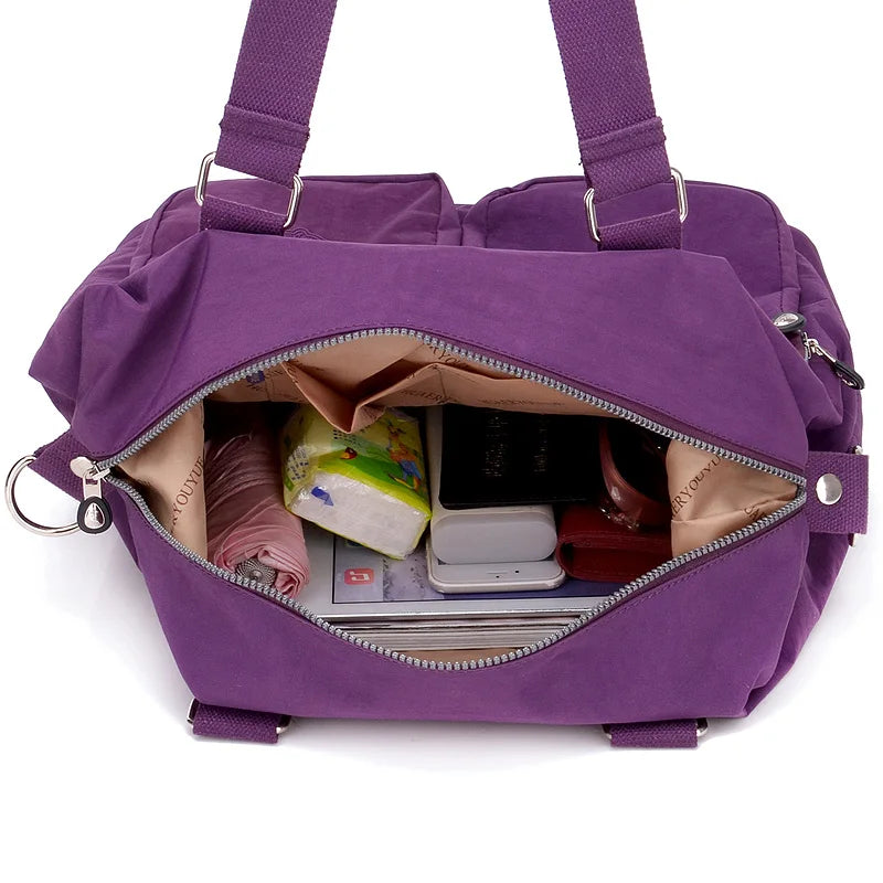 Nylon Crossbody Bag Waterproof Shoulder Bag for Women