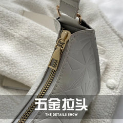 Women's Solid Underarm Handbag Single Shoulder Travel Beach Bag