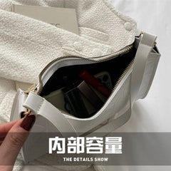 Women's Solid Underarm Handbag Single Shoulder Travel Beach Bag