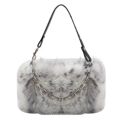 Women's Plush Chain Bag for Evening Party