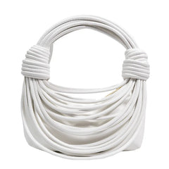 Women's Wire Bundle Braided Handbag Shoulder Messenger Bag