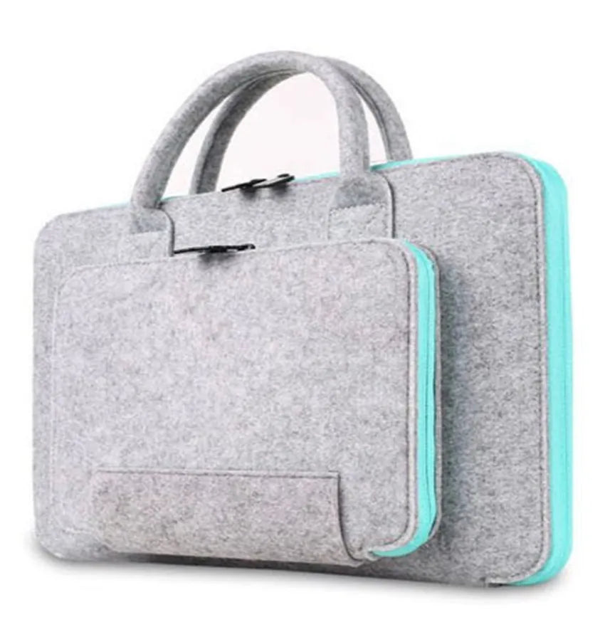 Women's Large Capacity Felt Computer Bag