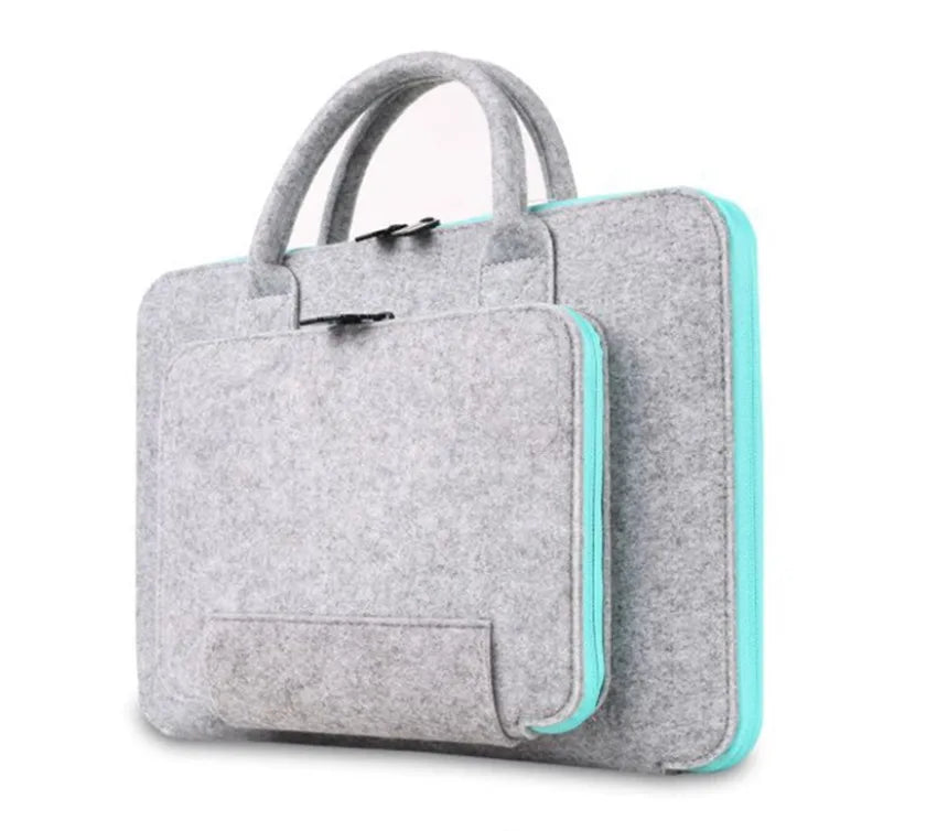Women's Large Capacity Felt Computer Bag