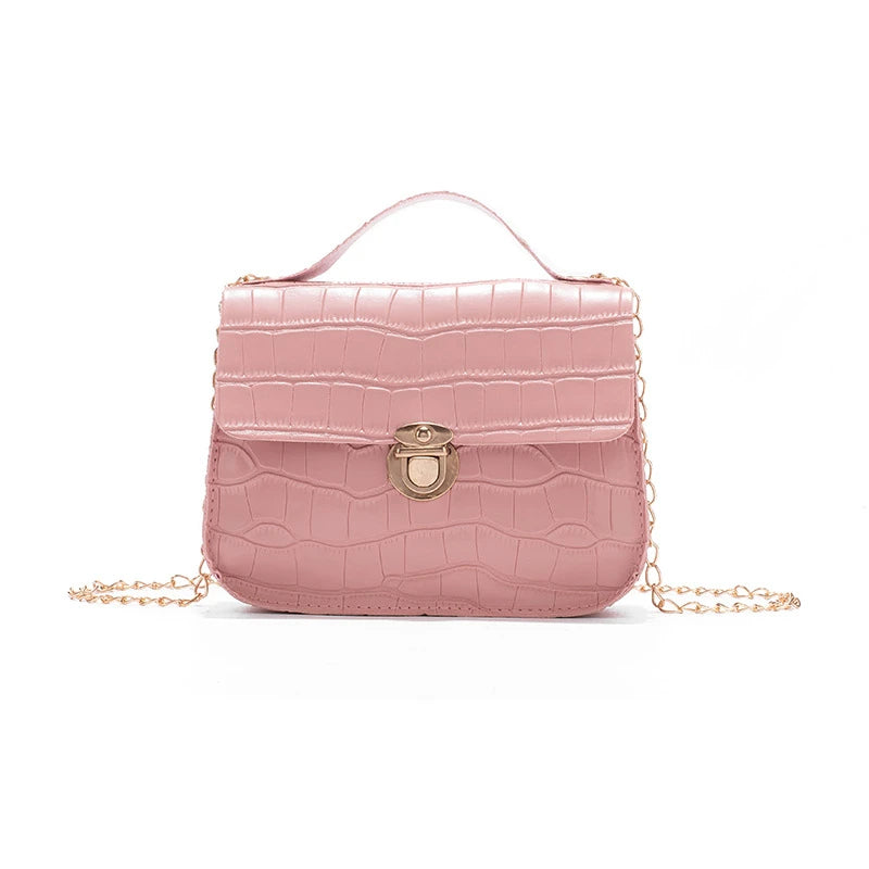 Crocodile Pattern Shoulder Bag Women Handbag Hasp Lady Bag