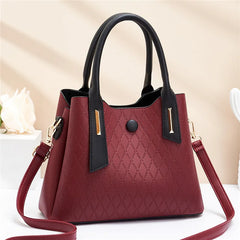 Large Capacity Women's Shoulder Bag, Lingge Messenger Bag