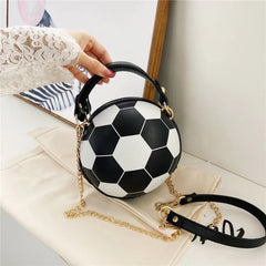 Women's Handbag Tennis Red Football Bag Personality Spoof Pink Basketball Bag