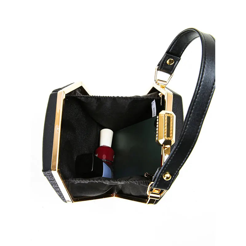 Women's Diamond Evening Party Clutch Purse Shoulder Bag
