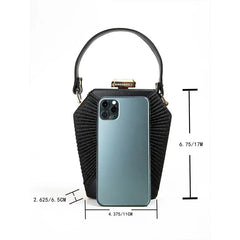 Women's Diamond Evening Party Clutch Purse Shoulder Bag