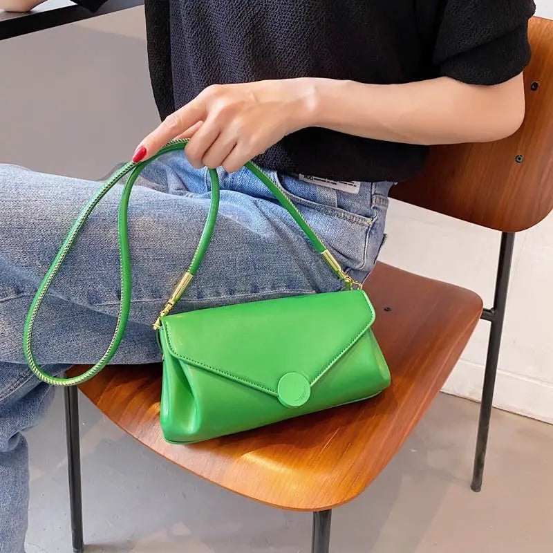 Women's Pu Leather Shoulder Crossbody Bag Solid Tote