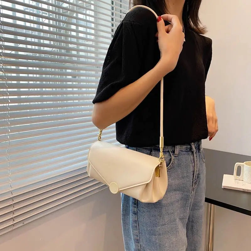 Women's Pu Leather Shoulder Crossbody Bag Solid Tote