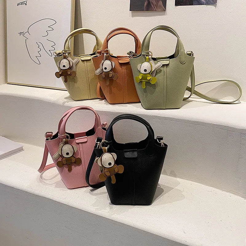 Women's Bucket Bag Shoulder Messenger Bag