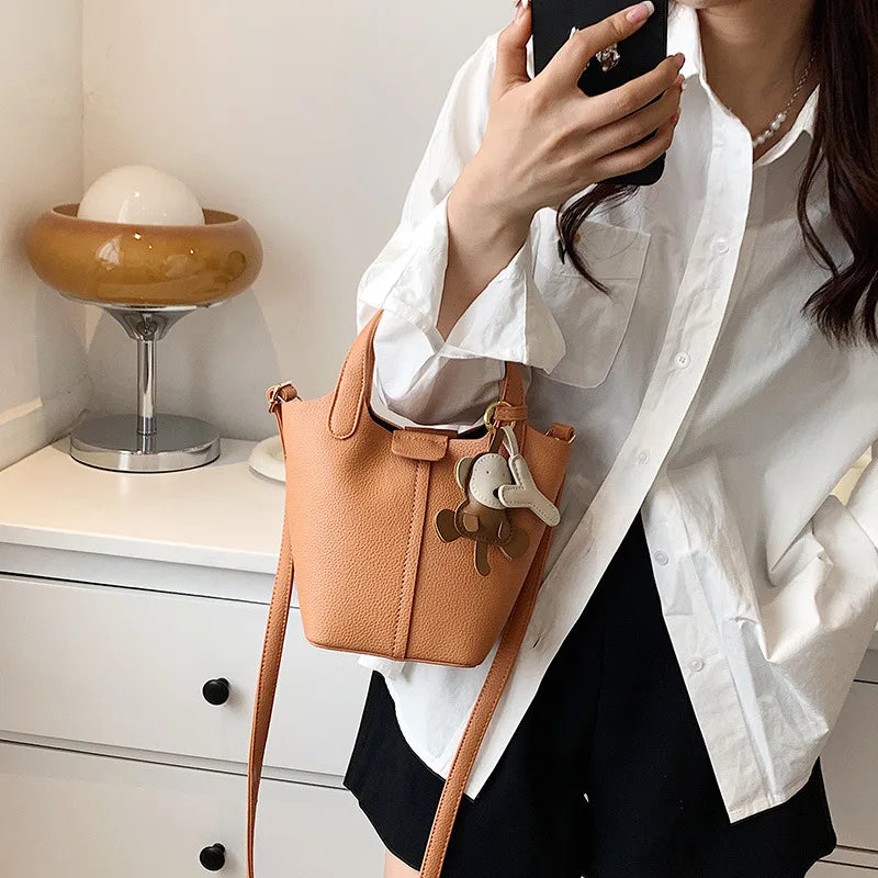 Women's Bucket Bag Shoulder Messenger Bag